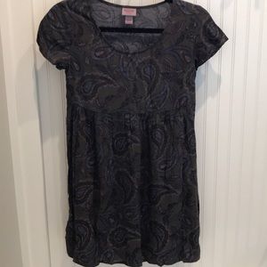 Mossimo Dark Green Paisley Dress